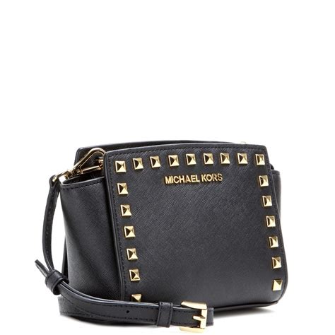 michael kors studded selma|Michael Kors selma mini black.